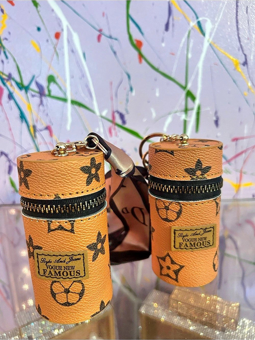 Monogrammed Accessory Case🩷Keychain.